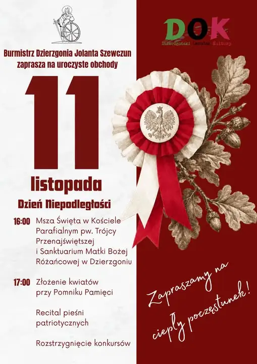Dzień Niepodległości w Dzierzgoniu – wspólne świętowanie 11 listopada